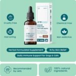 Immune Support for Cats & Dogs - Slippery Elm for Dogs Digestion & Detoxification, Dog Immune Booster, Itchy Dog Skin Relief Veterinarian Formulated Herbal Supplement | 50ml - Image 5
