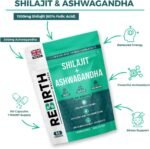 Shilajit Capsules 60 Vegan Capsules - 1300mg per Serving with Ashwagandha Root Extract, 60% Fulvic Acid, Pure High Strength Shilajit Supplement for Stamina and Stress - - Image 3