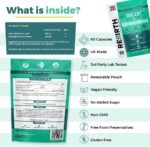 Shilajit Capsules 60 Vegan Capsules - 1300mg per Serving with Ashwagandha Root Extract, 60% Fulvic Acid, Pure High Strength Shilajit Supplement for Stamina and Stress - - Image 4