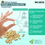 Shilajit Capsules 60 Vegan Capsules - 1300mg per Serving with Ashwagandha Root Extract, 60% Fulvic Acid, Pure High Strength Shilajit Supplement for Stamina and Stress - - Image 5