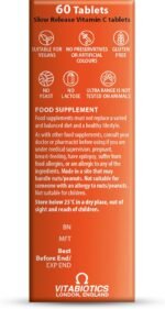 Vitamin C Tablets Sustained Release with Bioflavonoids - 60 Tablets - Image 4