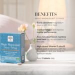 New Nordic Magnesium Citrate - 750 mg Extra Strength - Muscle & Sleep Support for Women & Men - Vitamin B Complex & Vitamin D - 60 Tablets - Image 3