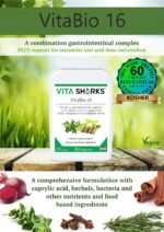 VitaBio 16 Bowel & Colon Cleansing. Natural Digestive Health, Vegan Gut & Immune Support. Kosher Detox & Cleanse. Anti-Viral, Anti-Fungal, Anti-Bacterial Formula - Image 7