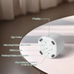 Mini Portable White Noise Machine, 7 Colors Night Lights and 10 Natural Soothing Sounds Sleep Aid Sound Machine, USB Rechargeable Sleep Machine for Baby Kids Adults with 3 Timer Functions - Image 3