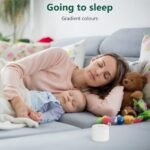 Mini Portable White Noise Machine, 7 Colors Night Lights and 10 Natural Soothing Sounds Sleep Aid Sound Machine, USB Rechargeable Sleep Machine for Baby Kids Adults with 3 Timer Functions - Image 5