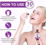 Cortisol Supplements for Women & Men, 10 in 1 Cortisol Detox Liquid Drops with Magnesium, Ashwagandha, L-Theanine Liquid Drops, Hormone Balanced,Promotes Mood & Mental Clarity 2 Fl.Oz - Image 6