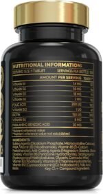Ultra Vitamin B Complex High Strength | 120 Vegan Tablets, 4 Month Supply | All B Vitamins - Vitamin B12, Folic Acid (B9), Biotin (B7), B6, B5, B3, B2, B1 | VIT B Complex Supplement | Made in The UK - Image 3