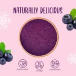 Freeze Dried Wild Blueberry Powder 100g - 100% Natural and Pure Ground Blueberries - Superfood Fruit Powder for Baking, Yoghurt, Smoothie, Cocktails - Dehydrated Freeze Dried Fruit Powder - Image 4
