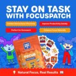 NATPAT BuzzPatch Focus Patch Focus Enhancing Stickers for Kids and Adults (24 Pack) – Natural Patch - Chemical and Drug Free, Healthy Brain Supports for Attention, Focus, and Concentration - Image 3