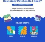 NATPAT BuzzPatch Focus Patch Focus Enhancing Stickers for Kids and Adults (24 Pack) – Natural Patch - Chemical and Drug Free, Healthy Brain Supports for Attention, Focus, and Concentration - Image 5