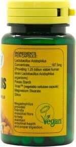 Megadophilus : 1.25 Billion Pro-biotic Digestive Health Supplement : 60 Vcaps - Image 3