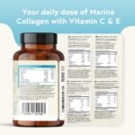 Marine Collagen Tablets 1400mg | with Hyaluronic Acid, Vitamin C, E, Zinc & Biotin | High Strength Hydrolysed Collagen Supplements for Women and Men | 120 Tablets | Skin, Joints & Hair | Alpha Foods - Image 4