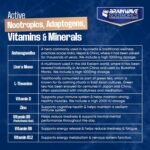 High-Dose Nootropic & Adaptogen Complex for Focus & Wellbeing | Research-Levels of Ashwagandha 1000mg, Lion’s Mane 1000mg, L-Theanine 300mg, Vitamins D3, B5, B12 & Zinc - Image 5