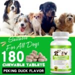 Probiotics for Dogs, Dog Probiotics for Gut Health, Dog Probiotic Supplements with Enzymes, Pumpkin Powder for Dogs Rich in Fibre Support Digestive Health, 180 Tablets - Image 5