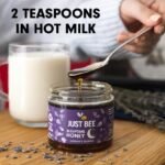 Just Bee Sleeptime Honey (260g) | Pure natural honey with Lavender flavour, Valerian Root and Vitamin B | Raw and Unpasteurised | Vitamin Rich | For Nightly Bedtime Routine - Image 5