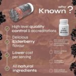 Known Tasty Maitake Gummies - 1000mg Maitake Mushroom with Vitamin D3 - Immune Support - Natural Elderberry Flavour - 60 Vegan Gummies, 1 Month Supply - Image 5
