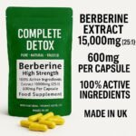 Berberine Supplement 15,000mg High Strength – Pure Berberine HCl for Blood Sugar, Glucose & Metabolism Support – 120 Vegan Capsules – UK Made by Complete Detox - Image 3
