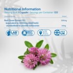 Health4All Red Clover 4500mg 120 Capsules 4 Months Supply, High Strength Extract 24mg Isoflavones Each Capsule, Menopause Support & Hormone Balance Vegan Supplement | Made in UK - Image 5