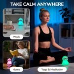 Speaking Breathing Coach with Light & Voice Guidance – Supports Sleep, Focus, Relaxation & Stress Relief – Mindfulness Aid with 4 Modes – English Audio Prompts – Rechargeable & Easy to Use - Image 5