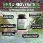 NAD+ Resveratrol Capsules – | High Strength NMN Supplements UK Pure | Supports NAD+ Levels, Cellular Health, Energy & Healthy Ageing | Pure, Bioavailable | 120 Capsules, 60 Day Supply - Image 3
