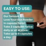 Love Your Gut Diatomaceous Earth Capsules – Food Grade Gut Health Supplement – Vegan, Natural, Detox & Cleanse – by Lee Holmes, Supercharged Food UK - Image 3