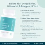 Bettervits Vitamin B-Complex High Strength - Vitamins B1, B2, B3, B5, B6, B12 | Immune Support with Choline, Biotin, Folate, Vitamin C - Daily Energy and Metabolism for Men and Women - 60 Capsules - Image 3