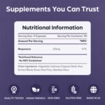 Purolabs Magnesium Citrate Capsules - High Strength Magnesium Supplement for Men & Women - Non-Buffered for Superior Absorption - Supports Sleep, Energy & Muscle Function - 90 Vegan Capsules - Image 7
