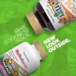 NaturesPlus Animal Parade Gold Children’s Multivitamin - Animal Shaped Chewable Multi for Kids - Assorted Flavours - Vegan, Gluten Free - 120 Chewable Tablets - Image 3