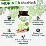 Moringa Capsules 5000mg - 2 -Month Supply | 60 High-Strength Moringa Capsules | Pure Potent Leaf Extract - No Additives | Vegan, Non-GMO & Lab-Tested - Image 4