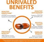 Pumpkin Seed Oil Capsules, 300Pcs Pumpkin Seed Oil for Hair Growth & Prostate Health, Supports Urinary, Cold Pressed 2-in-1 Formula, Herbal Supplement Skin Care (1 PC) - Image 4