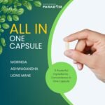 MYTRIO – Moringa, Ashwagandha & Lion’s Mane Capsules – Triple Adaptogen Blend – Vegan Nootropic for Focus, Mood & Stress Support – 60 Capsules, 1 Month Supply - Image 3
