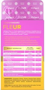 Wellgard Fleur - Libido Booster for Women with Saffron, Maca, Fenugreek, B6, B12 & Magnesium, Vegan, 60 Capsules - Image 3