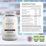 Nuvia Fat Burner | NO Additives | Weight Management* | 60 Vegetarian Capsules Contains Caffeine - Image 5