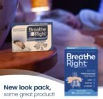 Breathe Right Original Tan, Beige Large 30 Pieces, Nasal Strips for Snoring, Nose Strips for Breathing, Blocked Nose Relief, Drug-free Snoring Aid for Men and Women, Packaging may vary - Image 3