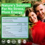 Rhodiola Rosea Gummies 1500mg – Vegan Sugar-Free Adrenal Support Supplement for Stress, Energy, Mood & Focus – Cortisol Balance Adaptogen – Non-GMO Herbal Chews – 60 Count - Image 3