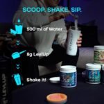 LevlUp Blue Crush Gaming Booster, Energy, Focus and Concentration Drink Powder for Gamers with Taurine, Caffeine, L-Tyrosine and Vitamin B12, Blue Raspberry Flavour, 320 g, 40 Servings - Image 6