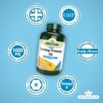 Natures Aid Evening Primrose Oil 1000mg – Cold Pressed Omega-6 GLA – Supports Hormonal Balance & Skin Health – High Strength Potency – Non-GMO, Gluten-Free – 180 Softgel Capsules - Image 5
