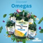 Natures Aid Evening Primrose Oil 1000mg – Cold Pressed Omega-6 GLA – Supports Hormonal Balance & Skin Health – High Strength Potency – Non-GMO, Gluten-Free – 180 Softgel Capsules - Image 6