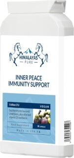 Inner Peace – Immunity & Stress Support Formula | 30 Capsules for Calm Mind Strong Immunity & Daily Wellness, InternaCALM Probiotic Yeast - Image 3
