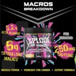 SCI-MX - X-PLODE Pre-Workout - 300g - Tropical Flavour - 250mg Caffeine, 6g Citrulline Malate, 3.2g Beta Alanine / serving - Suitable for Vegetarians + Vegans - Image 3