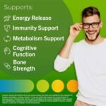 Centrum MultiGummies, Gummy Multivitamins for Adults with Cherry, Berry & Orange Natural Fruit Flavouring, Includes essential vitamins D, B12 & C, 60 ct - Image 4