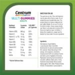 Centrum MultiGummies, Gummy Multivitamins for Adults with Cherry, Berry & Orange Natural Fruit Flavouring, Includes essential vitamins D, B12 & C, 60 ct - Image 6