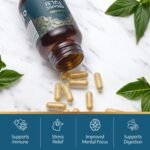 Ayurvediq Organic Tulsi Capsules x60 500mg (Ocimum Sanctum) – Tulsi/Organic Holy Basil Capsules - 100% Soil Association Organic Stress, Immunity Health and Wellbeing Supplements - Image 4