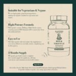 Napiers Milk Thistle High Strength - 4000mg per Capsule with Concentrated Silymarin 80% - Liver Cleanse & Detox - 90 Vegan Capsules (3 Months Supply) - Image 4