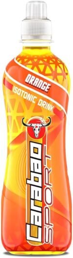 Carabao Sport Energy Drink Orange, 12 x 500ml Bottles Case, Isotonic, Electrolytes, No Aspartame, B Vitamins B6 B12, Sports Drink, Hydration, Performance, Fruit Flavour, Vegan, Bulk Crates, Multipack - Image 3