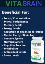 VitaBrain - Potent Super Concentrated Supplement for The Brain. Neurological Support for Immunity, Enhanced Focus, Neuro-Plasticity, Concentration, Mental Awareness & Agility - Image 6