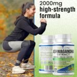 Ashwagandha Extract Capsules - Premium Strength 2000mg One a Day Formula - Supports Energy, Overall Health, and Hormone Regulation - Vegan and Gluten Free - 120 Capsules for 4 Months Supply - Image 5