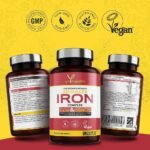 Iron Supplement, 20mg Maximum Strength Anti Fatigue Complex - 180 Vegan Capsules not Iron Tablets for Men & Women with Vitamin B12, Folic Acid, Vitamin C, B6, Zinc, Copper - Made in The UK by YrHealth - Image 4