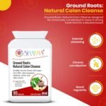 Ground Roots: Natural Colon Cleanse. Strong Colonic Flush Herbal Blend for Deep Bowel, Gut Health, Intestinal Congestion, Constipation & Support | Shakra Health - Image 3