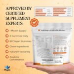 Physis Mushroom Gummies Complex 2000mg | Attention Focus Clarity | Immunity & Energy | Brain Support | High Strength | Maitake, Reishi, Lion’s Mane & Chaga | 60 x Juicy Blackcurrant 1 Month Supply - Image 4